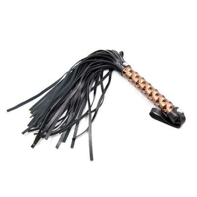 Flogger Bondage Rivet Leather Horse Whip Erotic Fetish Restrições Batendo Rainha Whip