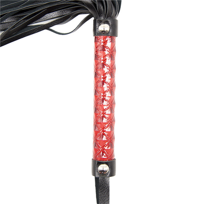 Flogger Bondage Rivet Leather Horse Whip Erotic Fetish Restrições Batendo Rainha Whip