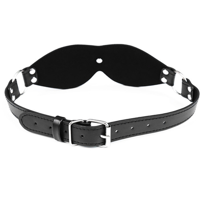 BDSM Máscara de Olho Bondage PU Couro SM Jogo Sexy Blindfold Para Homens