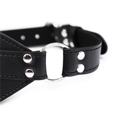 BDSM Máscara de Olho Bondage PU Couro SM Jogo Sexy Blindfold Para Homens
