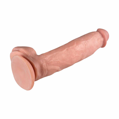 Cores personalizadas Disponíveis Dildos de PVC preto para mulheres Jogos sexuais realistas enormes
