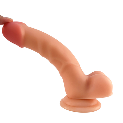 Software de alta qualidade lá fora duro lá dentro pênis de silicone artificial sexo adulto enorme dildos