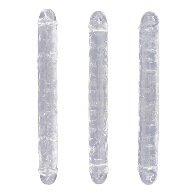 Xese Best Selling Huge Double Heads TPE Médico de Alta Qualidade Brinquedos Sexuais Lésbicas Dildos Realistas Grandes Para Mulheres