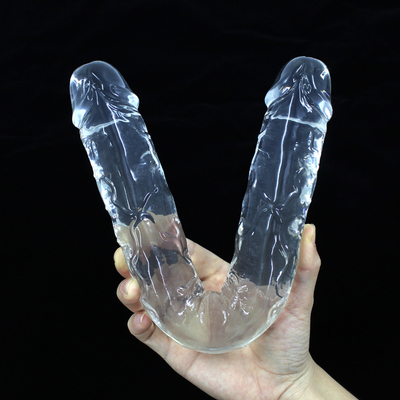 Xese Best Selling Huge Double Heads TPE Médico de Alta Qualidade Brinquedos Sexuais Lésbicas Dildos Realistas Grandes Para Mulheres