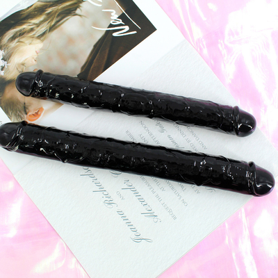 Xese Best Selling Huge Double Heads TPE Médico de Alta Qualidade Brinquedos Sexuais Lésbicas Dildos Realistas Grandes Para Mulheres