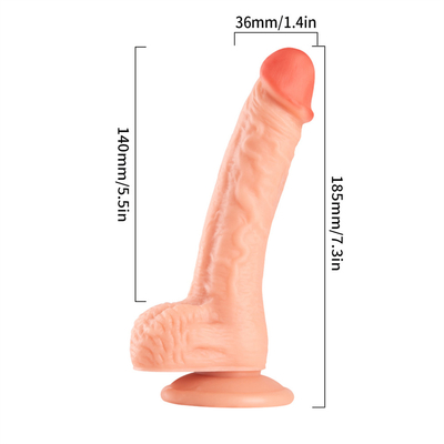 Dildo Realista Corpo Seguro Estimulador de Ponto G Dildos com forte vaso de sucção para mãos brinquedos sexuais para adultos