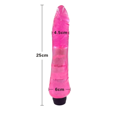 Massagista Dildo Brinquedos Sexuais Estimulador Clitórico Vibrator de geleia de silicone Dildo Brinquedo Sexual Adultos