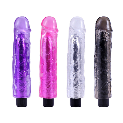 Melhor Venda Joguete Sexual Feminino Realista Vibrator Dildo Estimulação do Pênis Vibrator Dildo para Galinha 22,5cm