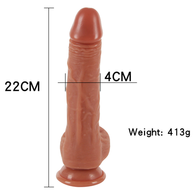 10 modos vibrador vibrador de impulso de 9,6 ", dildos vibratórios realistas de controle remoto