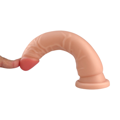 Loja de sexo para adultos Grátis Feminino Borracha de silicone Dildo suave realista Pênis Feminino Masturbador Penis brinquedo para Mulher Mulheres