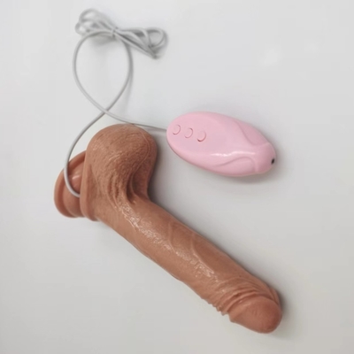 Dildos realistas de rotação e telescópio de pênis artificial brinquedos sexuais para mulheres brinquedos para adultos produtos