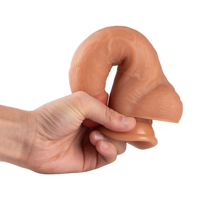 Brinquedo sexual de PVC realista de 8,5 polegadas, brinquedo sexual forte, seguro, com ventosa ultramacia