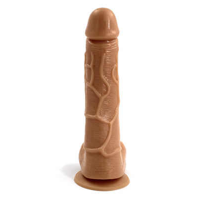 Venda Quente Estilo Clássico 7 polegadas TPE realista Dildos Adultos Brinquedos Sexuais para Mulheres