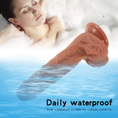 Vibrante empurrando realista Dildos com vaso de sucção masturbação feminina aquecimento do pênis controle remoto dick grande Dildos