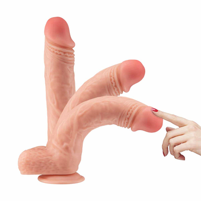8.5 polegadas grande dildos duplo líquido silicone material realista dildos masturbação dildos brinquedos sexuais para mulheres