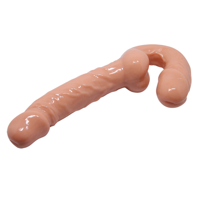 Vibrator de Dildos Clásico Sem Faixa Para Casais Vibrator de Faixa Para Lésbicas Carregador USB Vibrator de Cabeças Duplas Para Sexo Adulto