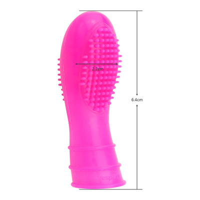 Anel de manga de dedo de silicone médico com anel de pênis e brinquedos sexuais