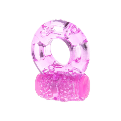 TPE Vibrator de anel de pila para fixação de anel de vibração de esperma para atraso masculino