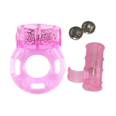 TPE Vibrator de anel de pila para fixação de anel de vibração de esperma para atraso masculino