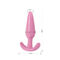 O sexo anal impermeável brinca cor-de-rosa material/roxo do TPE do silicone do Massager da próstata