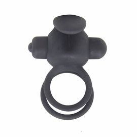 O sexo de Ring Vibrator Male Penis Set do galo do pênis da vibração de 10 velocidades brinca preto