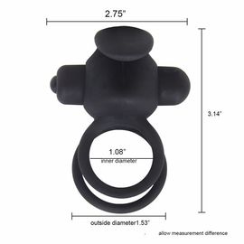 O sexo de Ring Vibrator Male Penis Set do galo do pênis da vibração de 10 velocidades brinca preto